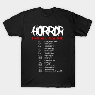 Horror Movie Tour Shirt T-Shirt